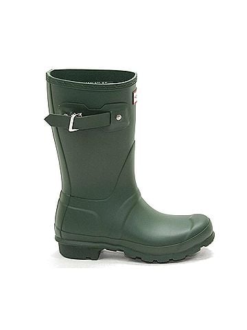 Hunter Women's Original Short Rain Boots in Hunter Green (view 1)