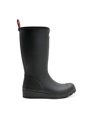 Hunter Women's Play Tall Rain Boots in Arctic Moss (view 1)