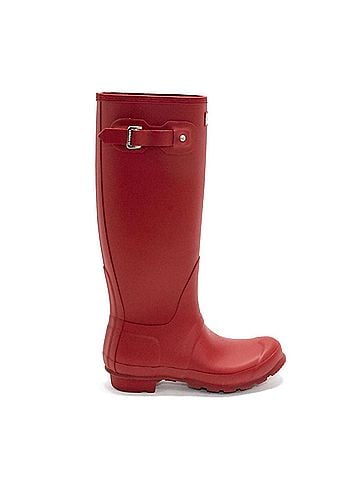 Hunter Women's Original Tall Rain Boot in Military Red (view 1)