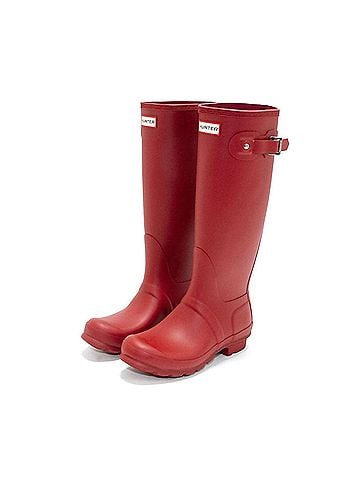 Hunter Women's Original Tall Rain Boot in Military Red (view 2)