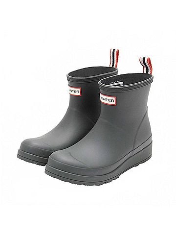 Hunter Women's Play Short Rain Boots in Arctic Moss (view 2)