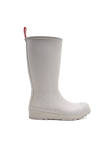 Hunter Women's Play Tall Rain Boots in Zinc (view 1)