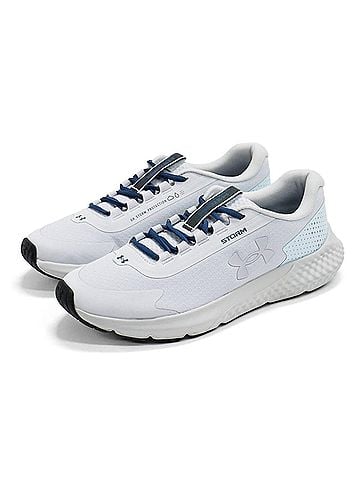 Under Armour Women's Charged Rogue 3 Storm Running Shoe in Halo Gray (view 2)