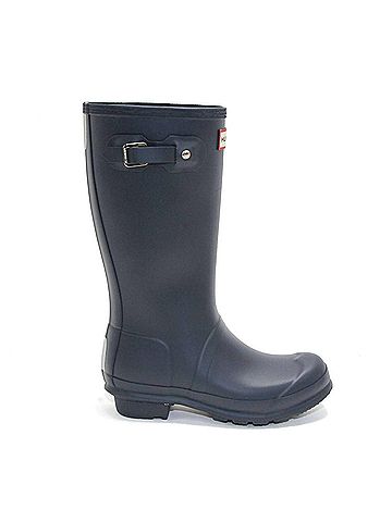 Hunter Girl's Original Rain Boot in Navy (view 1)