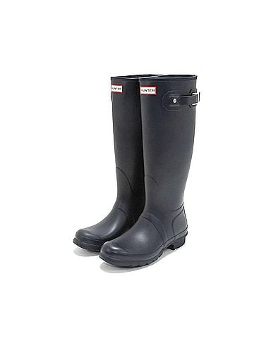 Hunter Women's Original Tall Rain Boot in Navy (view 2)