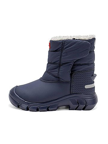 Hunter Toddler's Insulated Snow Boots in Dark Blue (view 2)