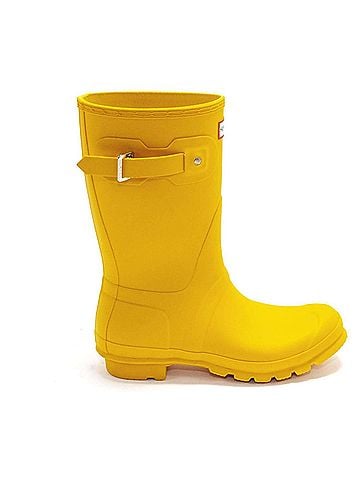 Hunter Women's Original Short Rain Boot in Yellow (view 1)