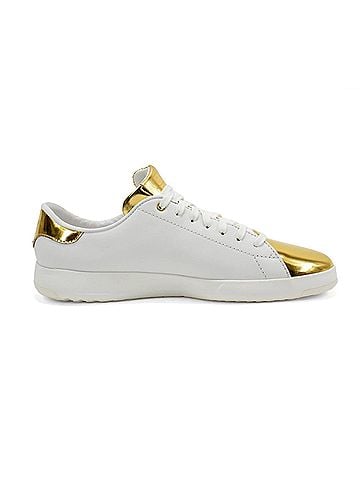 Cole Haan Women's Grandpro Tennis Walking Shoe in Optic White (view 1)