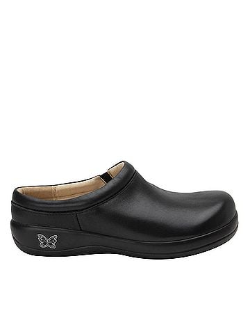 Alegria Women's Kayla Clog Shoe in Black Leather (view 1)