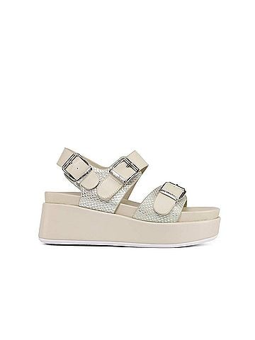 J/Slides Women's Brooke Sandal in Bone Multi (view 1)