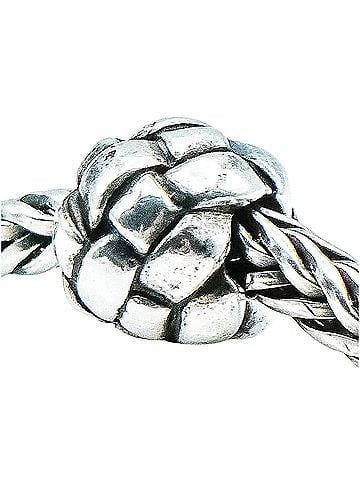 Trollbeads Women's Plait Bead in Silver (view 1)