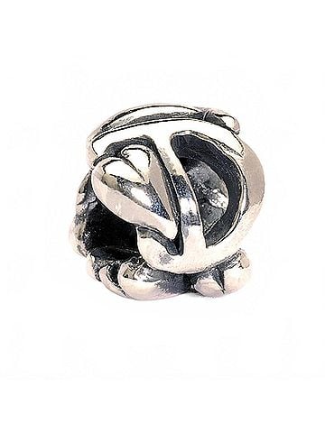 Trollbeads Women's Letter Bead D Beads in Silver (view 1)