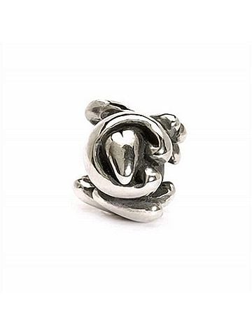 Trollbeads Women's Letter Bead C Beads in Silver (view 1)