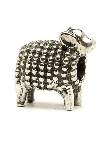 Trollbeads Women's Lamb Beads in Silver (view 1)