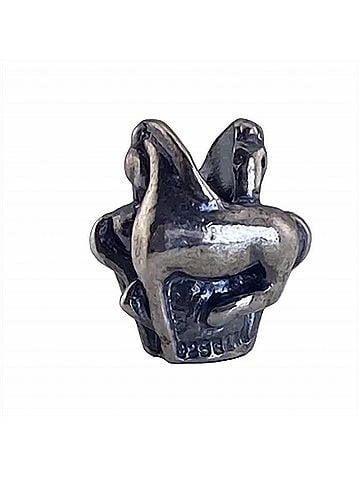 Trollbeads Women's Horses Bead in Silver (view 1)