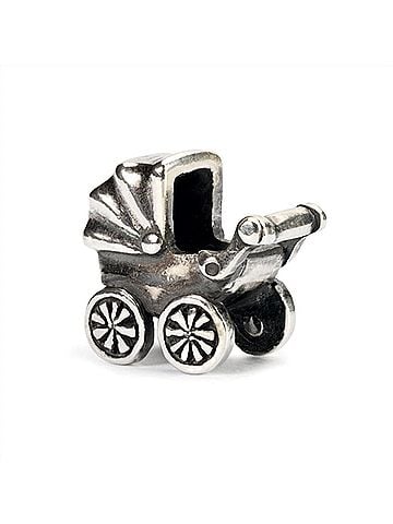 Trollbeads Women's Baby Buggy Bead in Silver (view 1)