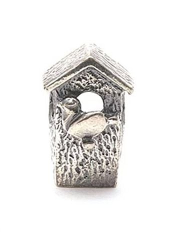 Trollbeads Women's Birdhouse Bead in Silver (view 1)
