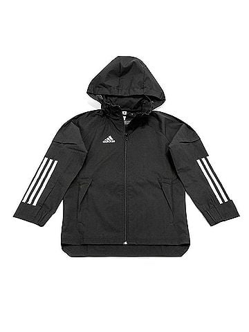 Adidas Boy's Condivo 20 All Weather Jacket in Black (view 1)