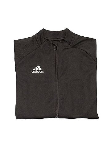 Adidas Boy's Condivo 20 Training Jacket in Black (view 2)