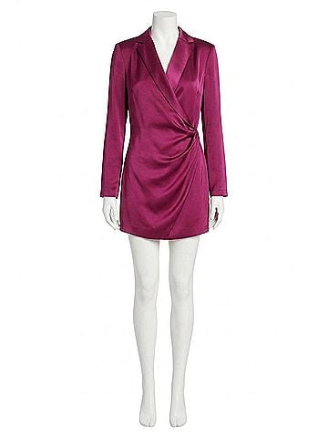 Steve Madden Jasper Blazer Dress in Plum (view 1)