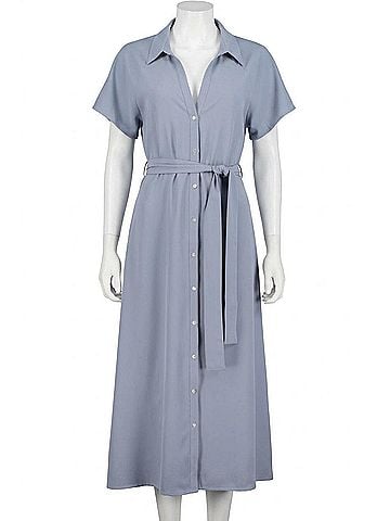 Bishop + Young Women's Aston Shirt Dress in Celestial (view 1)