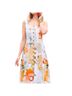 Dolcezza Orange Big Changes Midi Dress in Orange Size L - photo 2