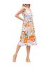 Dolcezza Orange Big Changes Midi Dress in Orange Size L - photo 3