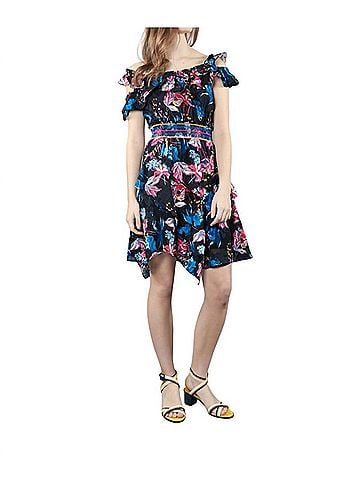 Tanya Taylor Meegan Dress in Black (view 2)