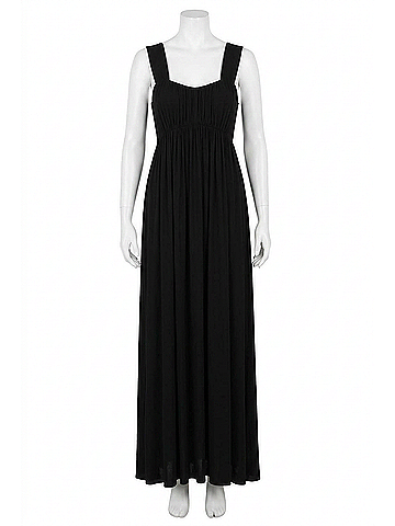 Bishop + Young Grecian Corset Dress in Black (view 1)
