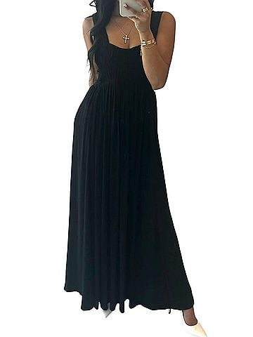 Bishop + Young Grecian Corset Dress in Black (view 2)