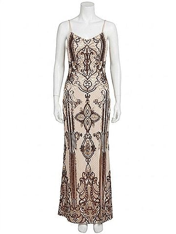 Frank Lyman Design Opluence Dress in Bronze (view 1)