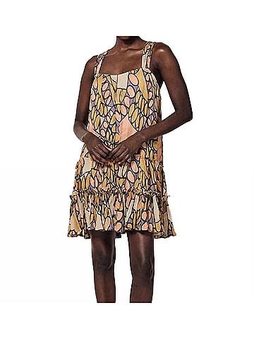 Cleobella Isobel Mini Dress in Saguaro (view 2)