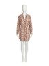 Chaser Animal Print Brown Paxton Dress in Python Size L - photo 1