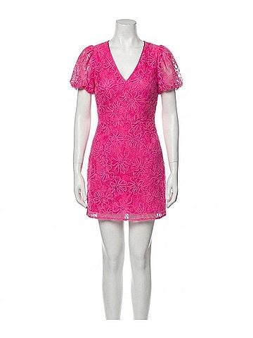 Allison Dixie Dress in Hot Pink (view 1)