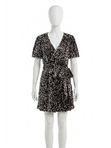 ee:some Crystal Dress in Black (view 1)