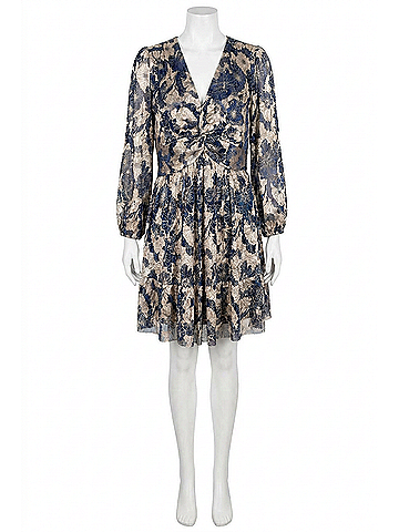 Fate Metallic Nights Dress in Black (view 1)