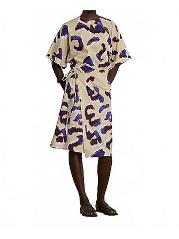 Soeur Ecuador Dress in Aubergine Beige (view 2)