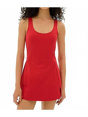 Splits 59 Martina Rigor Dress in Pirate Red (view 2)