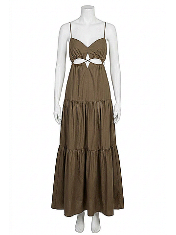Significant Other Addison Maxi Dress in Khaki (view 1)
