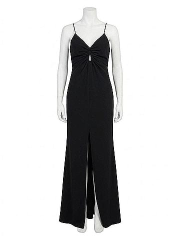 Cinq à Sept Classic Mollie Gown in Black (view 1)