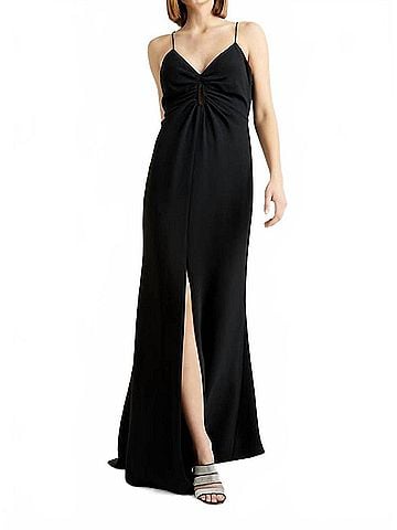 Cinq à Sept Classic Mollie Gown in Black (view 2)