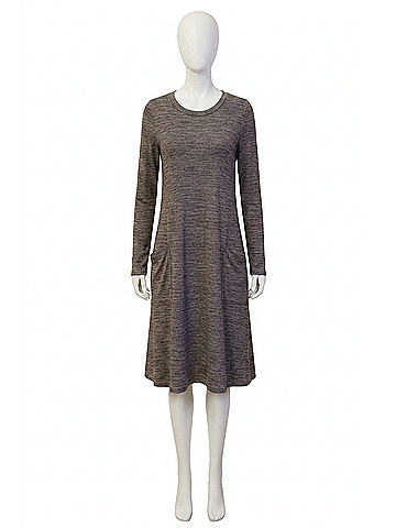 Gilli Women's Versatile Knit Dress in Grey (view 1)