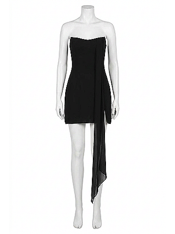 Amanda Uprichard Treasure Dress in Black (view 1)