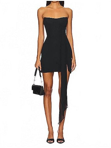 Amanda Uprichard Treasure Dress in Black (view 2)