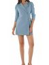 Emily McCarthy Blue Bradshaw Dress in Blue Size XS - photo 2