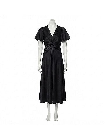 Tanya Taylor Daphne Dress in Black (view 1)