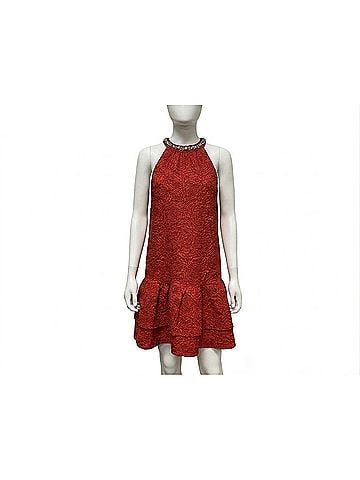 Flying Tomato Women's Woven Midi Dress in Red (view 1)