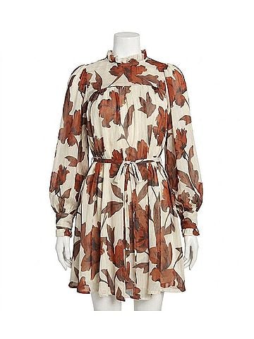 Flying Tomato Patricia Printed Woven Mini Dress in Printed (view 1)