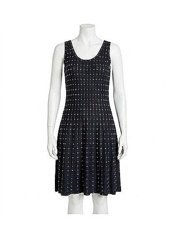 Nic + Zoe Falling Dot Twirl Dress in Indigo Multi (view 1)
