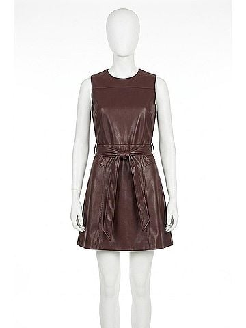 Tanya Taylor Claudia Dress in Oxblood (view 1)